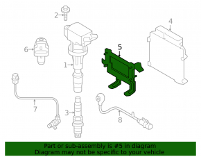 Bracket ECU unit computer engine Kia Niro 23- HEV, PHEV