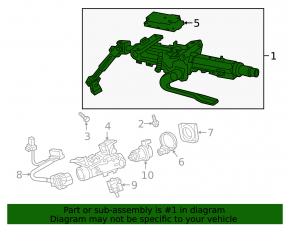 VW Atlas 24-25 Steering Column