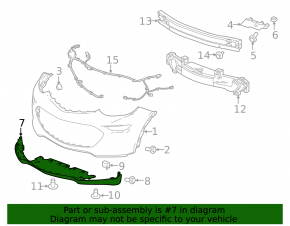 Front Bumper Lip Protector Chevrolet Bolt 17-21