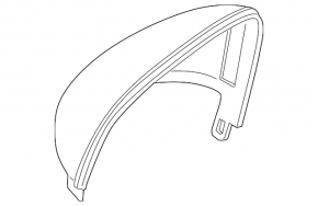 Right mirror cover for Audi A8 10-18