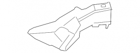 Left brake cooling duct for BMW 3 F30 12-18 M package