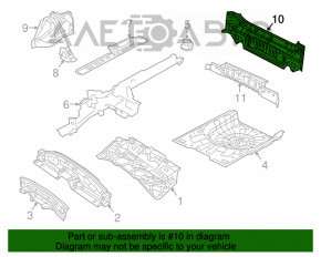 Chrysler 200 15-17 Rear Panel Set 4 Pieces