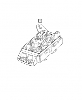 Jeep Grand Cherokee WL 22-25 PHEV dash fuse box