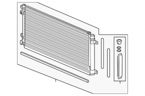 Honda Civic X FC 16-21 1.5T Air Conditioning Radiator Condenser