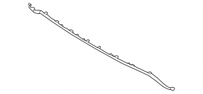 Left rear bumper molding Hyundai Tucson 22-24 XRT
