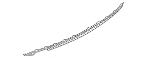 Rear bumper lip trim Audi A4 B8 13-16 rest sedan S-Line