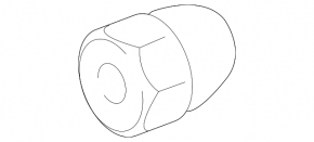 Wheel nut d21 M14x1.5 GMC Terrain 10-17 type 1
