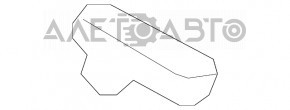 Right windshield washer nozzle with heating for Porsche Macan 15-24