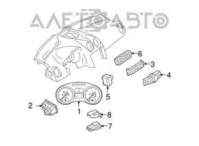 Upper control unit for the Mercedes X164 GL