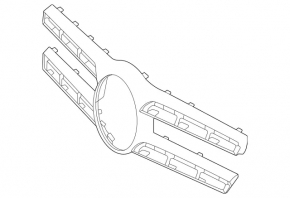 Mercedes X167 GLS 450 580 20-23 grille trim