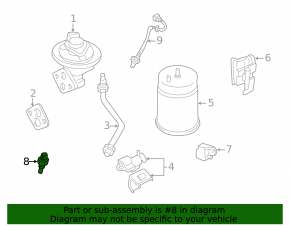 Cooling system temperature sensor Mazda 3 19- 2.5