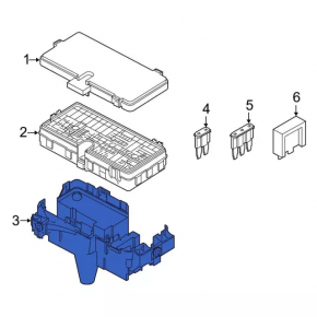 Ford Explorer 20- Underhood Fuse Box Housing