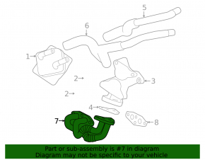 Lexus TX550h 24-26 Engine Oil Cooler Tubes