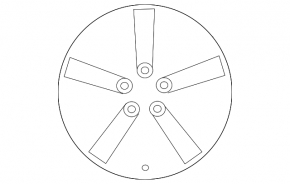 Wheel disk R17 Toyota Rav4 13-18