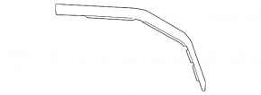 Bonnet seal central BMW 3 F30 12-18