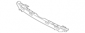 Front Bumper Bracket Central Upper Subaru Impreza 17- GK