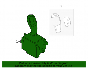 Gearbox shifter assembly BMW 3 F30 12-18