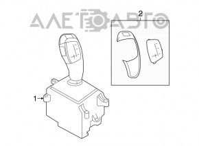 Gearbox shifter assembly BMW 3 F30 12-18