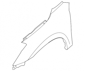 Front right wing Nissan Altima 13-15 prerest