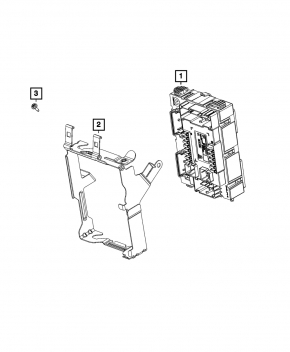 Bracket Body Control Module Jeep Compass 17-25