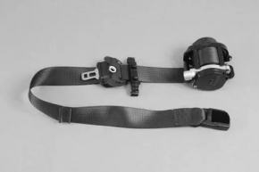 Driver seat belt Dodge Dart 13-16 black