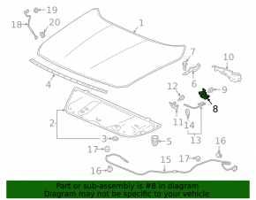 Honda Accord 18-22 Hood Lock