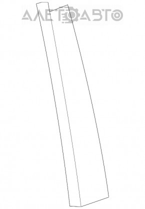 Door trim, rear left side, Lexus RX350 RX450h 16-22 front
