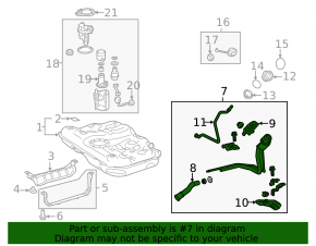 Fuel filler neck Lexus ES300h 13-13