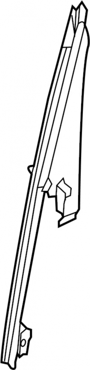 Rear left door glass guide Infiniti JX35 QX60 13-
