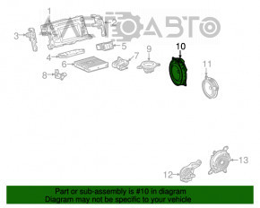 Front left door speaker for Toyota Highlander 2014-2019