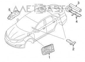 Lincoln MKZ Key 13-16