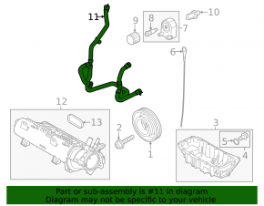 Coolant system hose for Ford Bronco Sport 21-26 1.5T