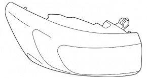 Outer wing lamp right Volkswagen ID.4 21-23
