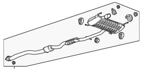 Cadillac ATS 13-2.5 Barrel Exhaust