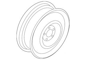 Wheel disk R16 Subaru Impreza 17-23 GK iron, for rent