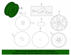 Wheel disk R16 Subaru Impreza 17-23 GK iron, for rent