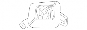 Right headlight washer nozzle mount Volvo XC60 18-21 R-Design