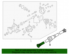 Driveshaft driveshaft Nissan Rogue Sport 17-22 ID=E