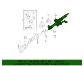 Toyota Camry V40 Hybrid Steering Column