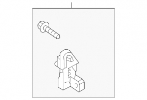 Interior hood release handle bracket for Audi A6 C8 19-24