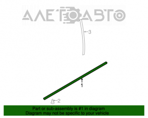 Right threshold Chrysler 200 11-14