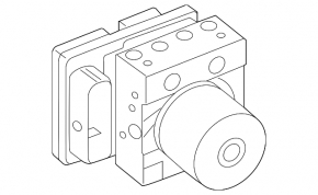 ABS ABS Kia Forte 4d 14-16 dorest under isg