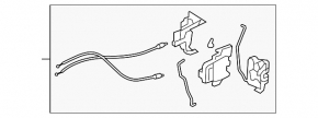 Front right door lock Subaru Forester 08-10 SH