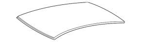 Metal roof Toyota Camry v40 on the body
