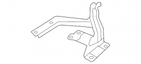 Right bonnet hinge Nissan Leaf 11-12
