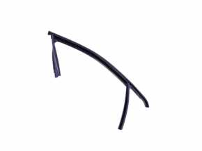 Upper front left door molding Jeep Compass 17- black with glass seal