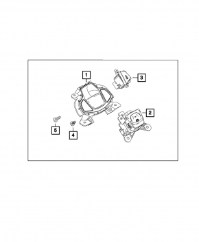 Park Brake Warning Switch Jeep Compass 17-21