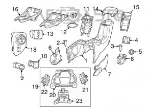 Park Brake Warning Switch Jeep Compass 17-21