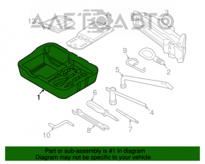 Foam for tool Mini Cooper Clubman R55 07-14