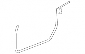 Door seal front left lower Chevrolet Camaro 16-23 convertible